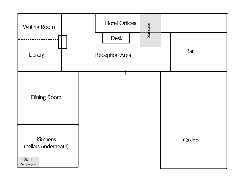 Plan of the Ground Floor of the Hotel de Saxe